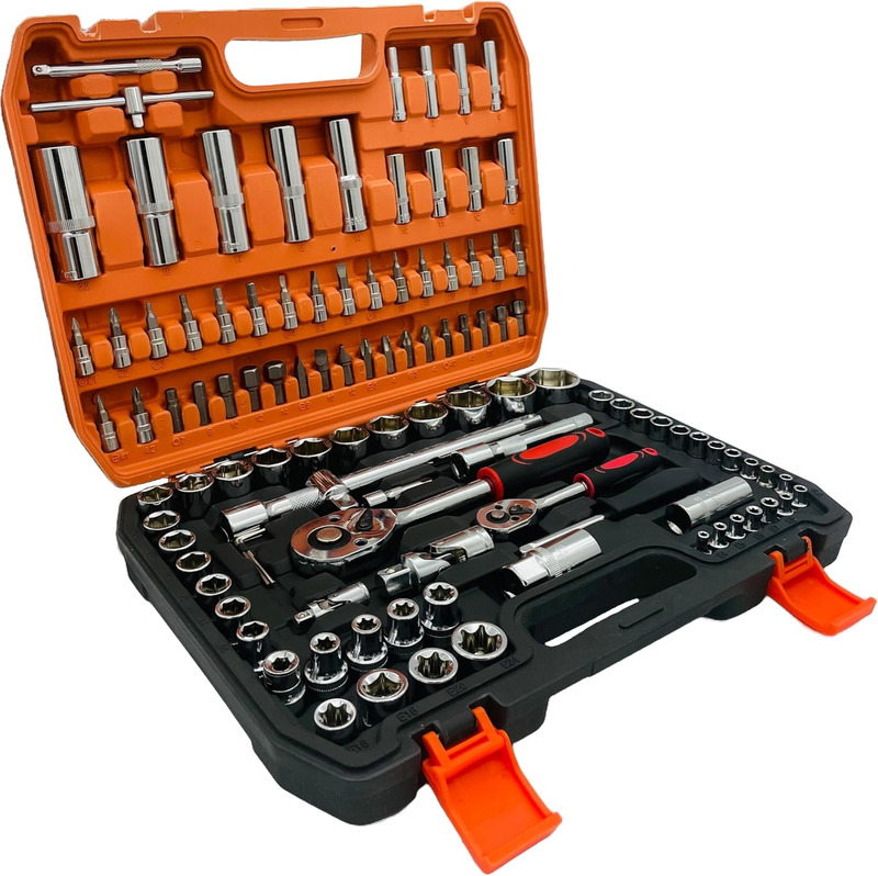 Detalhe dos soquetes sextavados